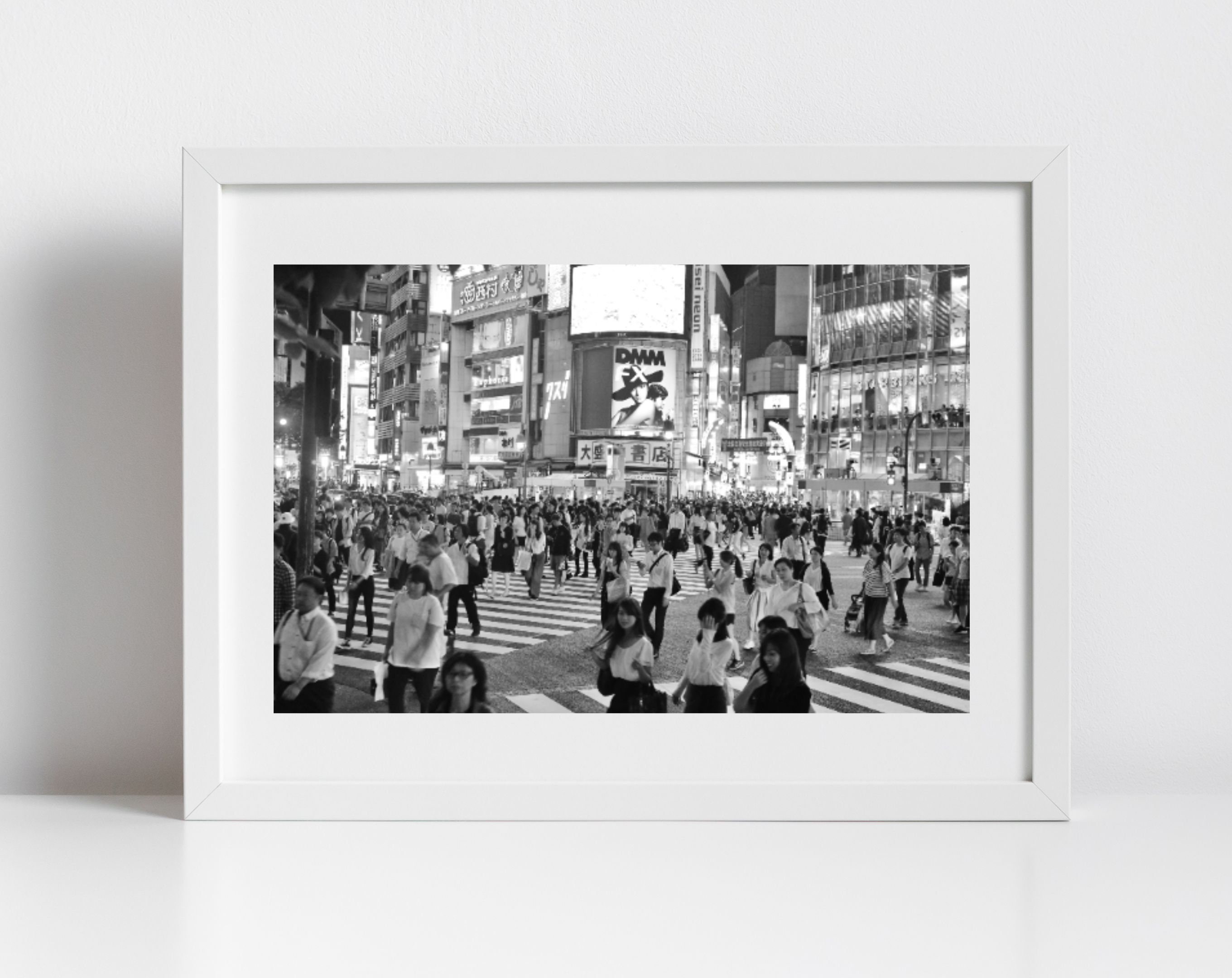 Shibuya Crossing Poster Tokyo Print - Etsy