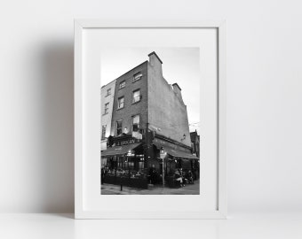 Grogan's Dublin Photography Irish Pub Black And White Print