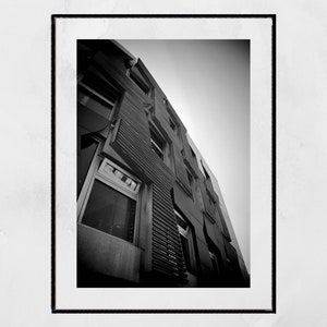 Scottish Parliament Edinburgh Black And White Photography Wall Art