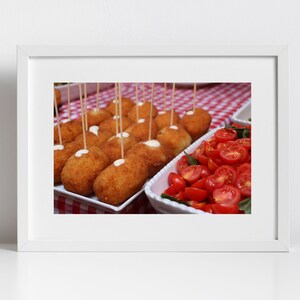 Arancini Food Print Palermo Photography Sicilian Wall Art