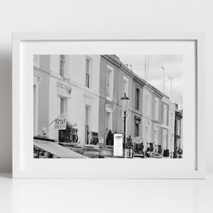 Portobello Road Notting Hill Print London Photography Black And White Wall Art