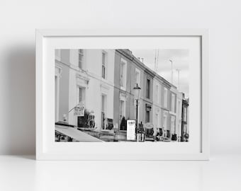 Portobello Road Notting Hill Print London Photography Black And White Wall Art