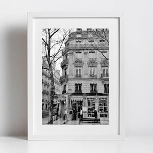 Laduree Paris Print Black And White Photography