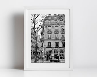 Laduree Paris Print Black And White Photography