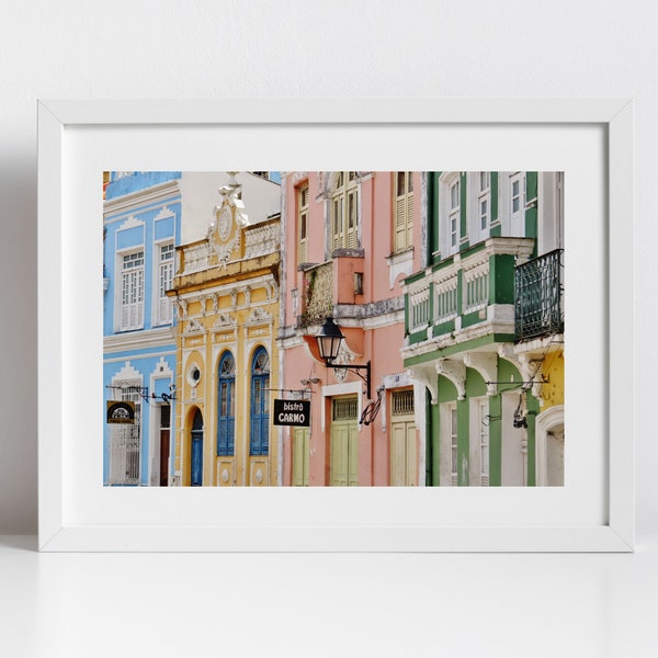 Salvador Bahia Brazil Photography Colourful Wall Decor