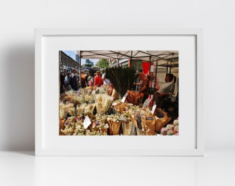 Columbia Road Flower Market Impresión Fotografía de Londres