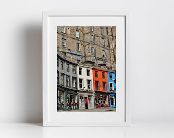 Edinburgh Victoria Street Photography Print