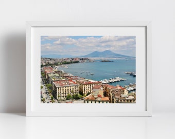 Naples Italy Wall Art Italian Coast Print