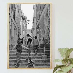 Le Panier Marseille Street Photography Print (Black And White) image 6