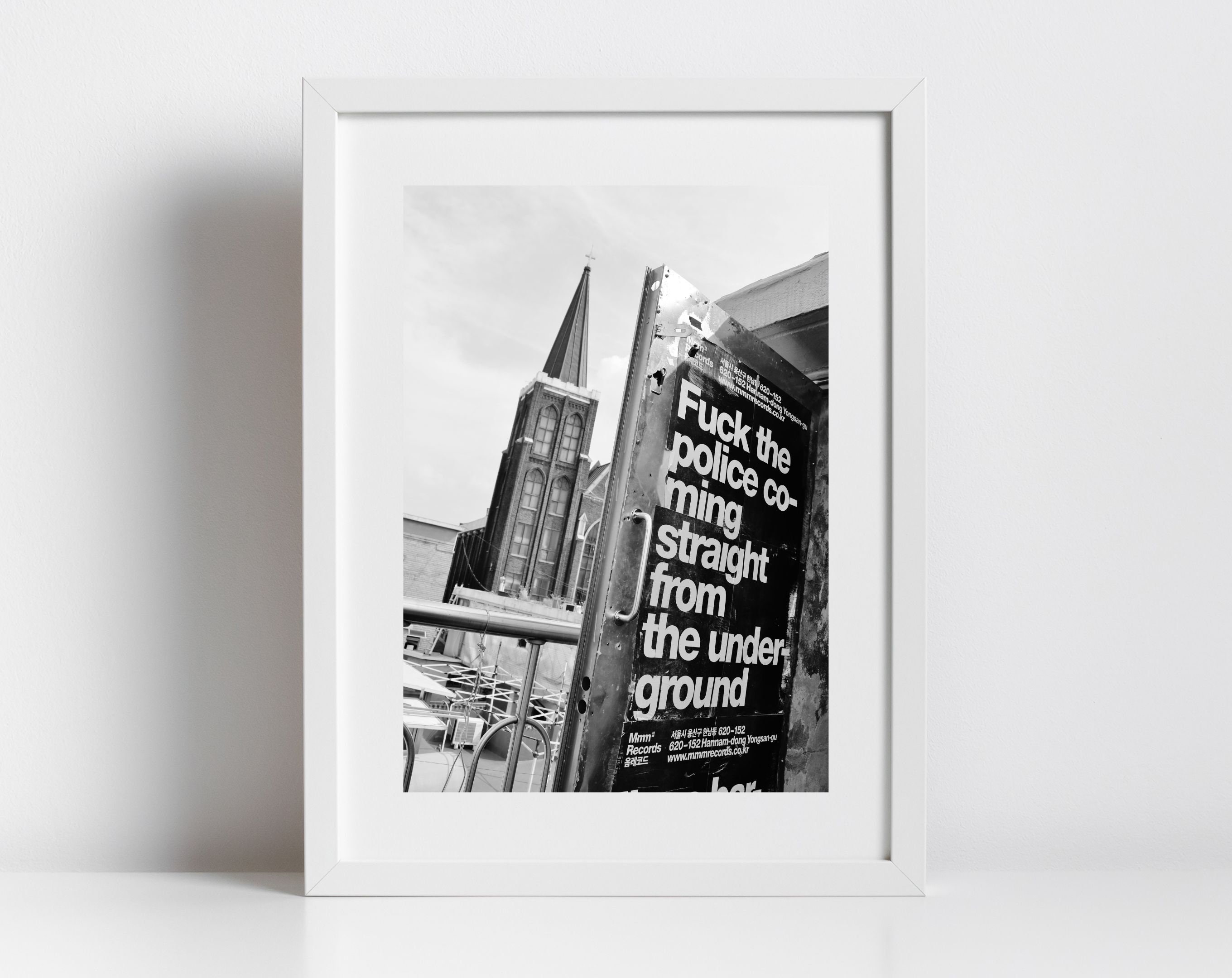 N.W.A. Poster Fuck the Police Rap Wall Print - Etsy