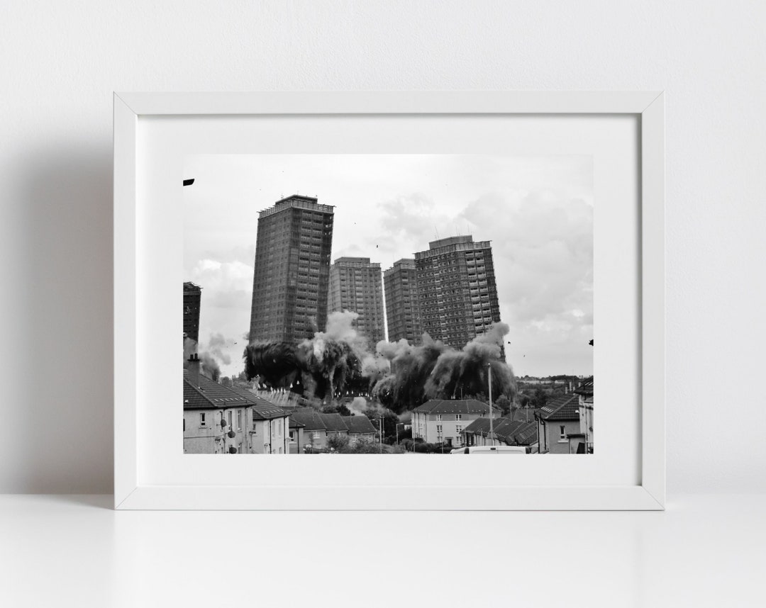 Glasgow Red Road Flats Demolition Springburn Brutalist Architecture ...