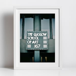 Glasgow School Of Art Charles Rennie Mackintosh Poster Print image 1