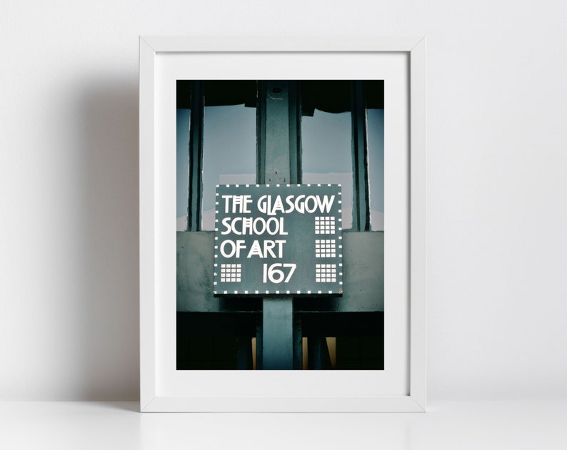 Glasgow School Of Art Charles Rennie Mackintosh Poster Print image 1