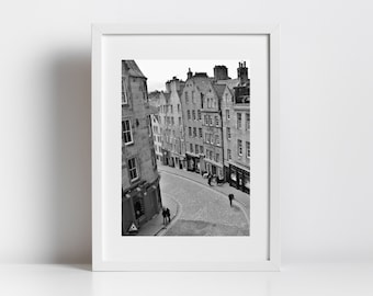 Victoria Street Edinburgh Fotografie Druck Wandkunst