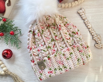 Warm & Cozy Christmas Crochet Beanie Hats
