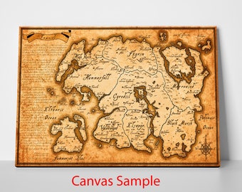 elder scrolls poster etsy