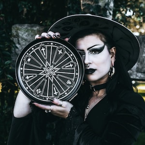 Matte Black Coffin Plate - Witchy gothic