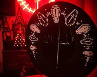 Dark Coffin - Fedora Black Hat Witch