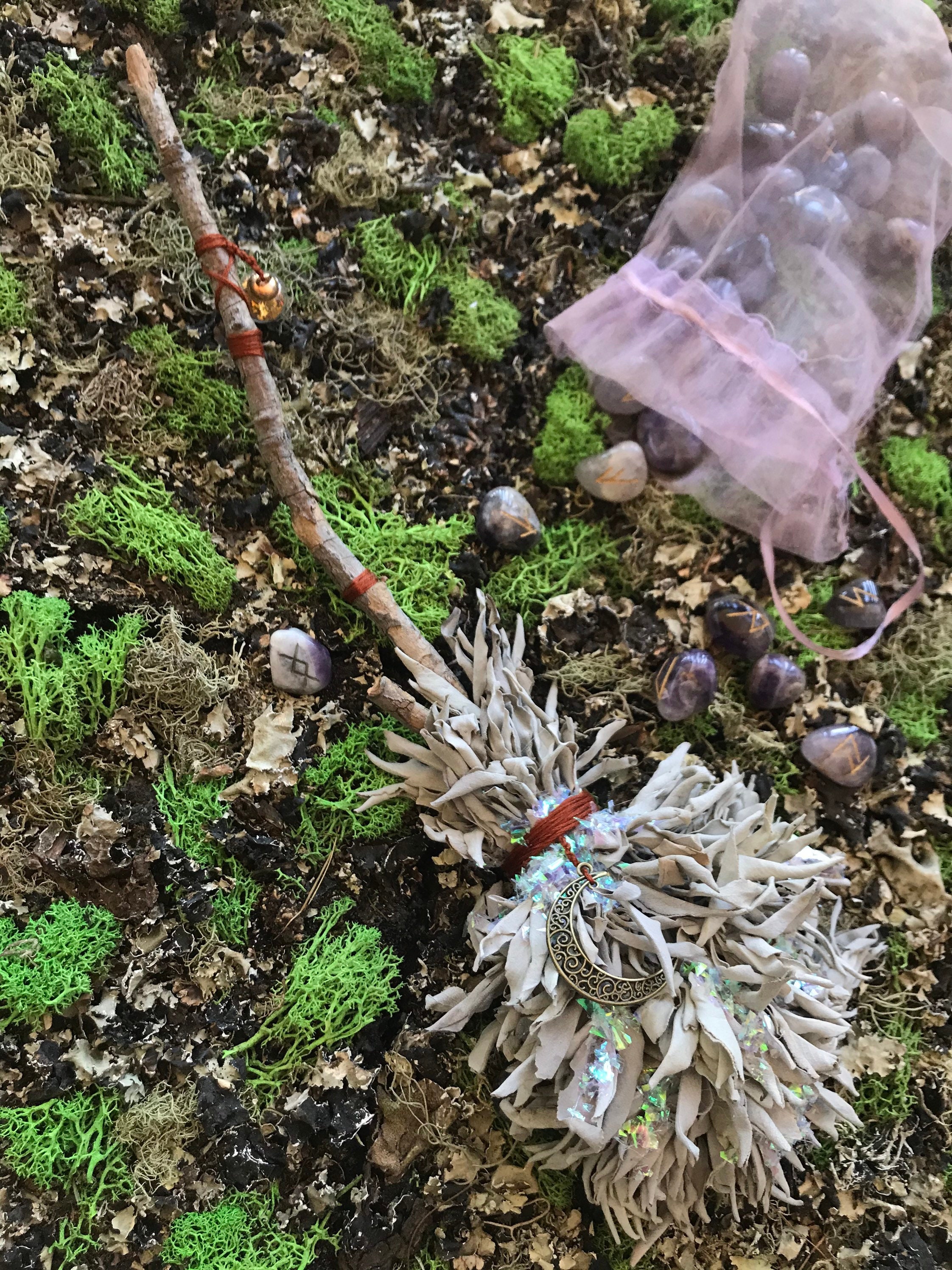 Amber Sage BroomHandmade Etsy