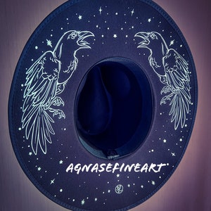 Oops! IMPERFECT- Raven Fedora Hat