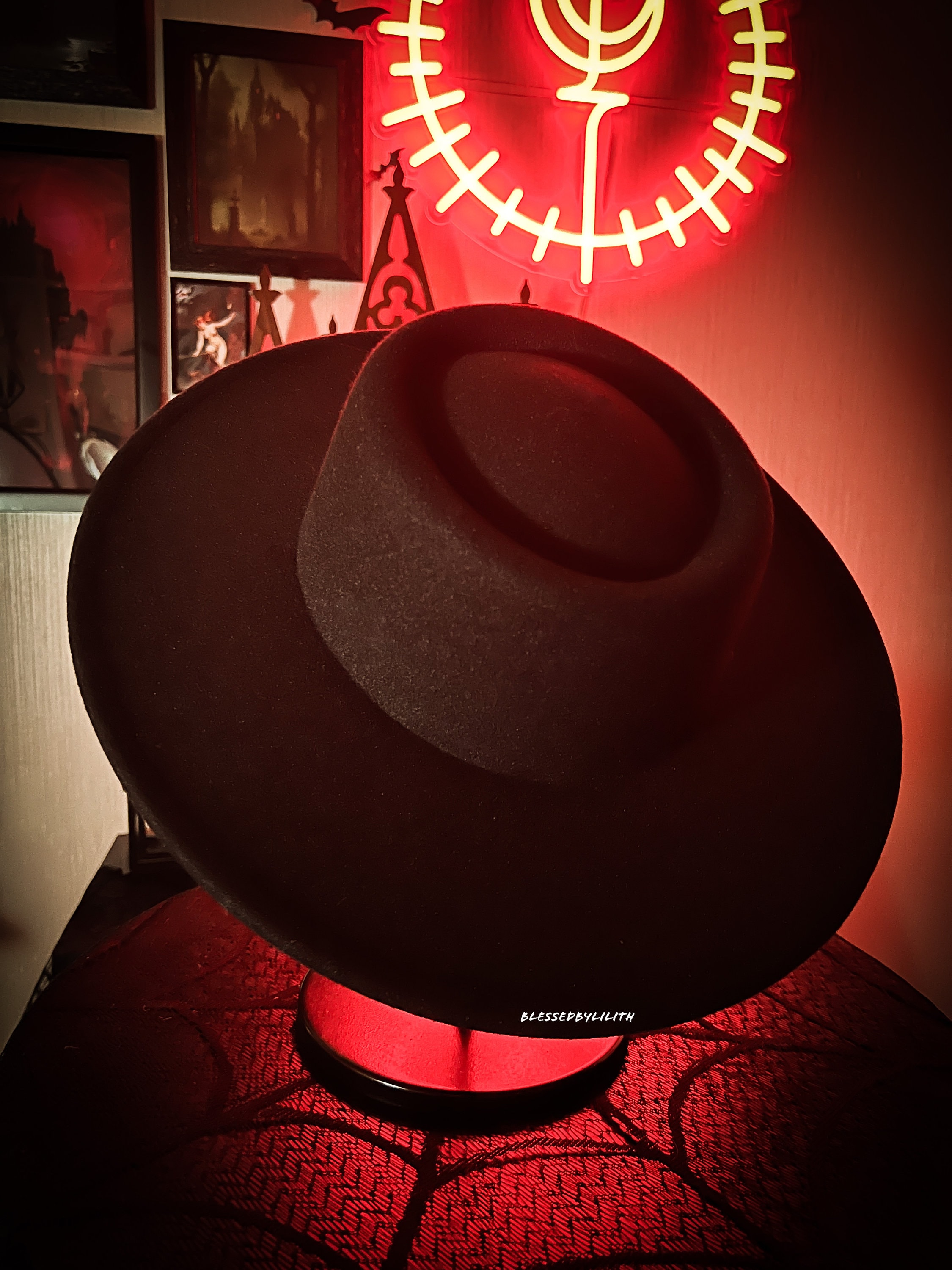 Moon and Sun - Fedora Hat Witch - Etsy