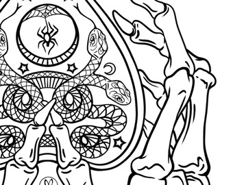 Ouija -Instant Download Tattoo Design PDF