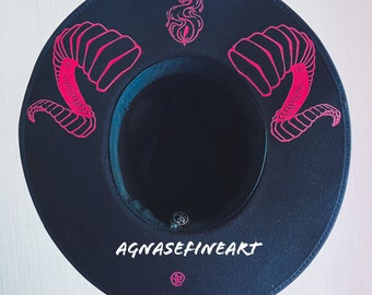 Oops! IMPERFECT- Demonic Fedora Hat Witch