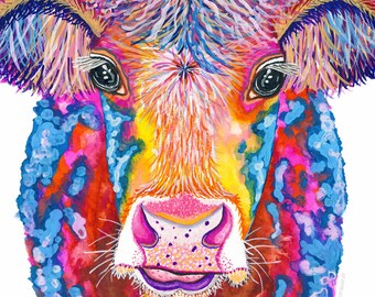 Abstract Cow Painting 3