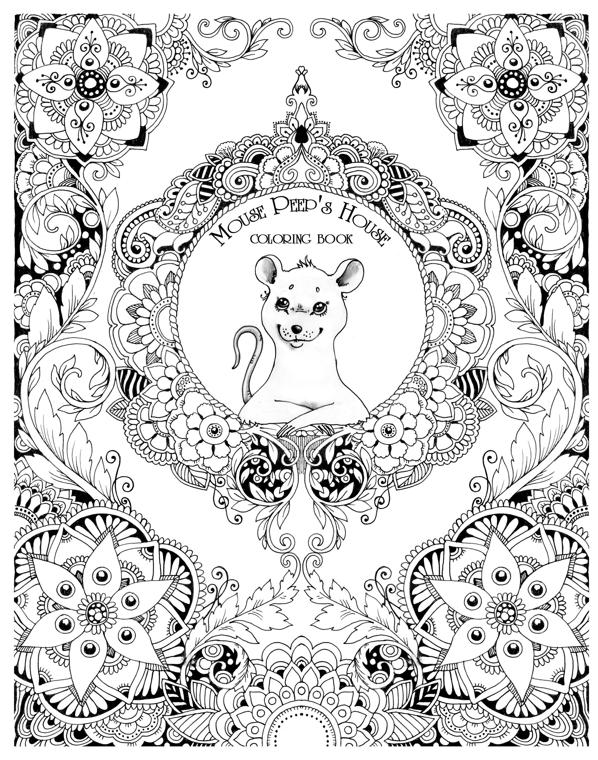 Musical Cabin Fever Colouring Ebook coloring Books/coloring Pages/adult  Coloring Books/coloring Books for Adults, Relaxing/gifts/music Art 