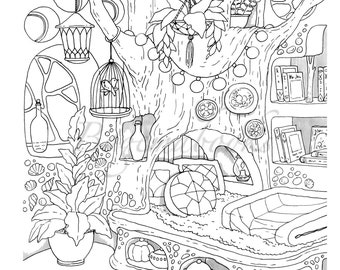 Adult Coloring Books Luxury Interiors: Beautiful House Interior Design Coloring  Book For Stress Relieving And Relaxation, Cozy Colouring Book For Begi a  book by Michaelm Keeneent
