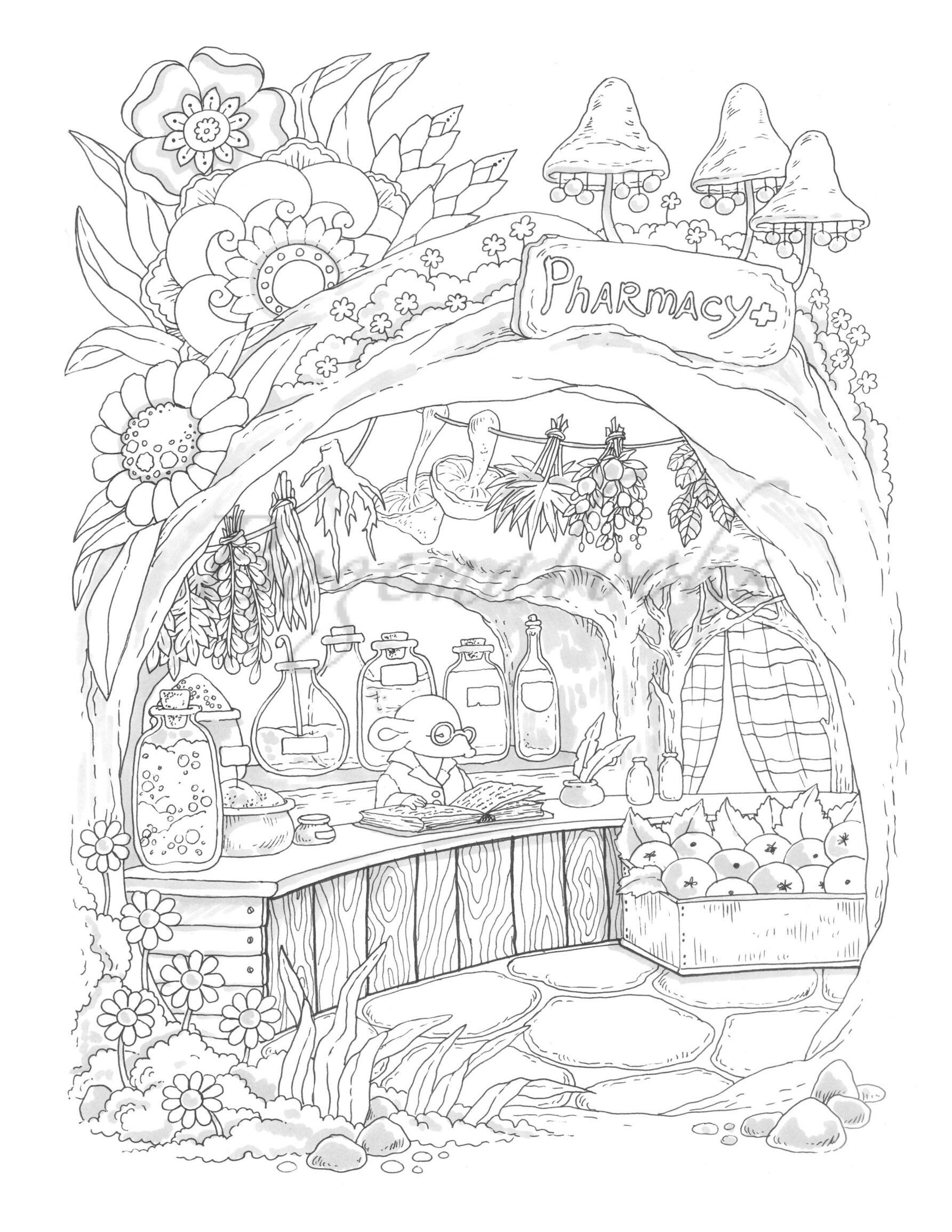 Magical Tiny House Adult Coloring Book For Women: Big Coloring Book for  Adults Teen To Stress Relief , Perfect Gift For Him Her Men Women Mom And  Dad - Literatura obcojęzyczna 
