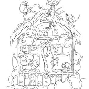 Nice Little Town Christmas 2: Adult Coloring Book Stress Relieving Coloring Pages, Coloring Book for Relaxation image 3