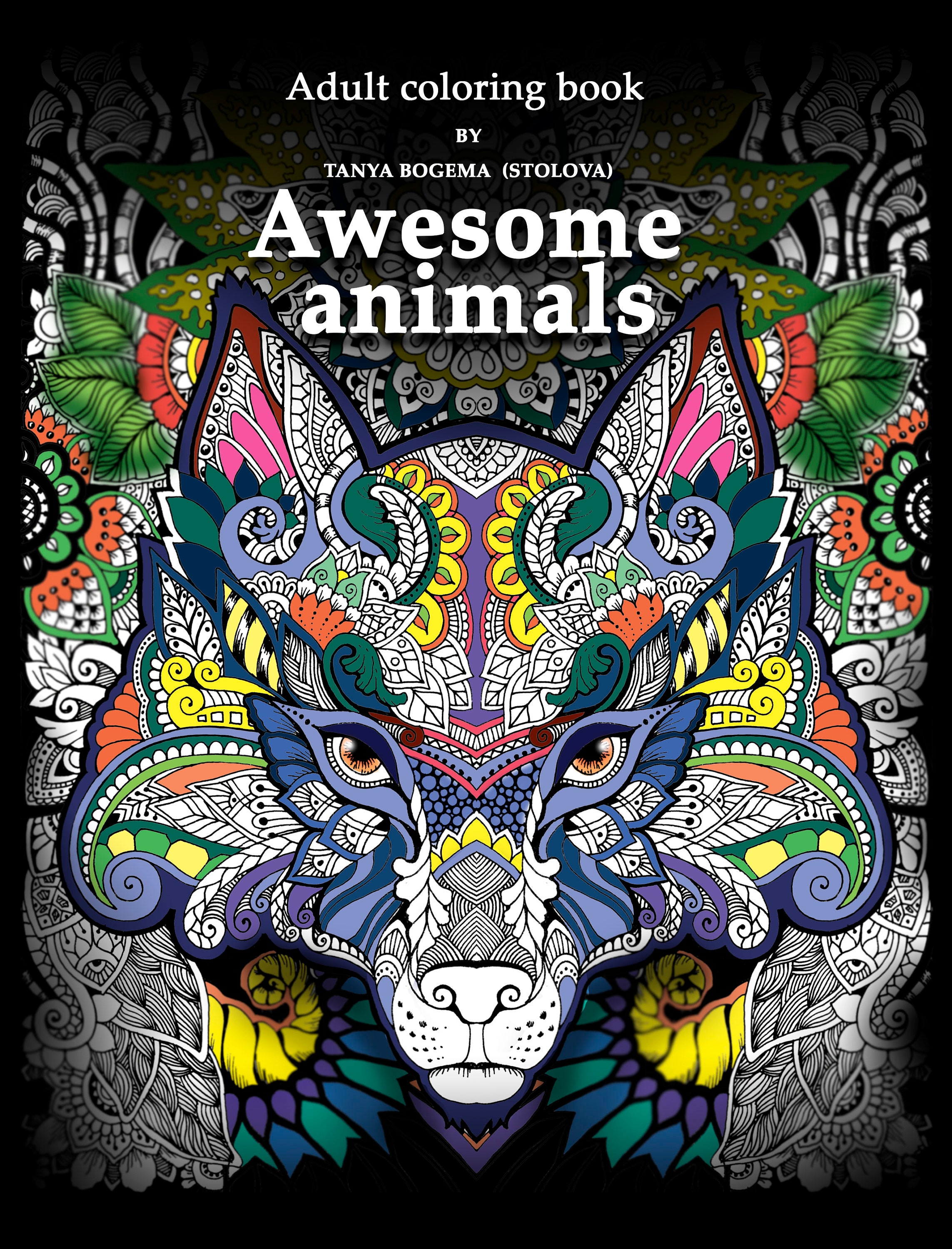 Animals Adult Coloring Book: An Coloring Pages Adult Featuring Magnificent  Animals Than 60 Animals Unique Designs for Stress Relief and Relaxation  (Paperback)