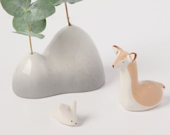 Mini vase, mountain / Ceramic