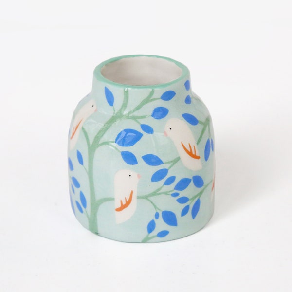 Mini vase "Doux Printemps" en céramique