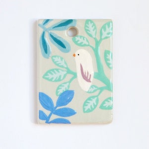 Ceramic Mini frame / Bird's dream