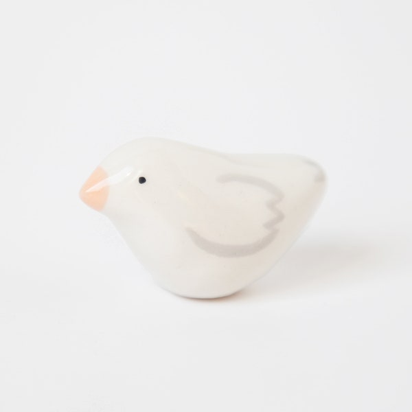 Mini oiseau / Porte-bonheur en céramique