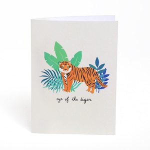 Carte "Eye of the tiger"