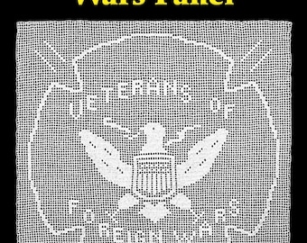 Veterans of Foreign Wars Panel Filet Crochet Pattern
