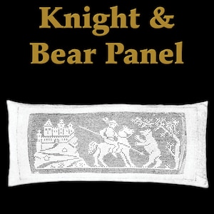 Knight & Bear Panel Filet Crochet Pattern
