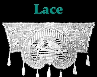 Two Birds Lace Filet Crochet Pattern