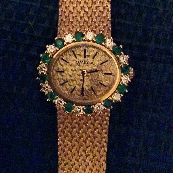 Unique OMEGA Watch With Diamonds and 