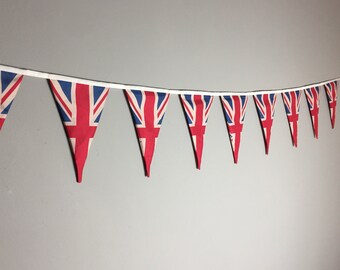 Union Jack Bunting Double Sided British Queens Jubilee