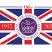 Queens Platinum Jubilee Flag 5ftx3ft Premium Quality indoor/Outdoor use Royal Family Queen Coronation
