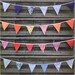 FABRIC BUNTING BANNER Clearance, 10ft/20ft/40ft/120ft.Bright garland to decorate any size space. 