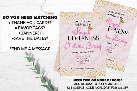 Royalty Theme Invitation