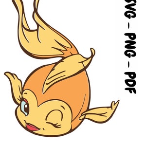 Peixe dourado Peixe dourado SVG PDF PNG arquivo de corte