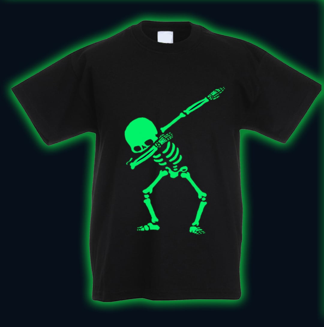Tshirt for Kids GLOW IN the DARK Great Effect and Big Fun Customizable