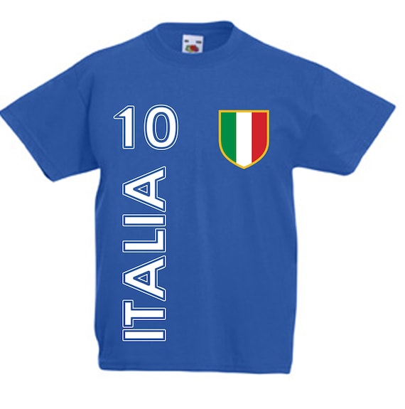 T shirt bambino bambina ITALIA maglietta calcio nazionale italiana