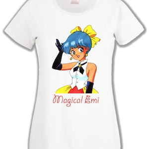 T-shirt for lady women MAGICAL EMI Majikaru Emi t-shirt cartoon characters 80s vintage style